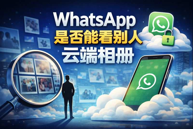 WhatsApp是否具备查看他人云相册的功能,这一说法究竟是真是假?